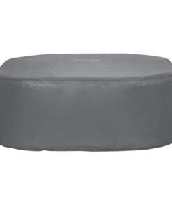 Coleman 6 – Person 114 – Jets Plastic Square Inflatable Hot Tub in Gray