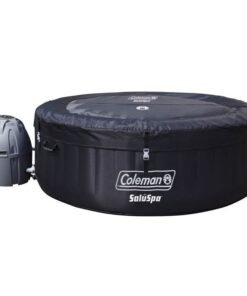 Coleman Saluspa 4 Person Inflatable Hot Tub Spa + 12 Filter Cartridge Refills