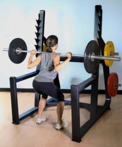 Commercial Squat Rack Kits – Muscle D Fitness – Gym Storage – Black / Silver